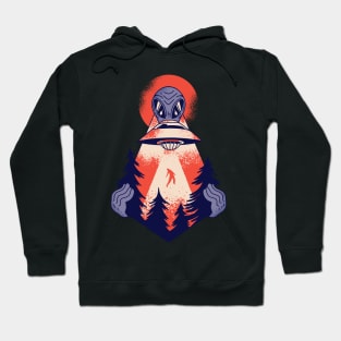 Forest Alien Kidnap Hoodie